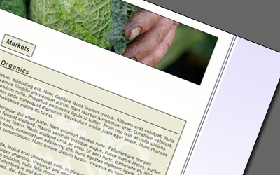 Mayfield Organics Webdesign