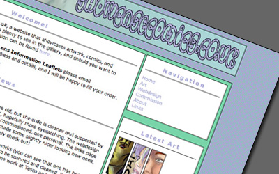 ShowcaseComics Webdesign